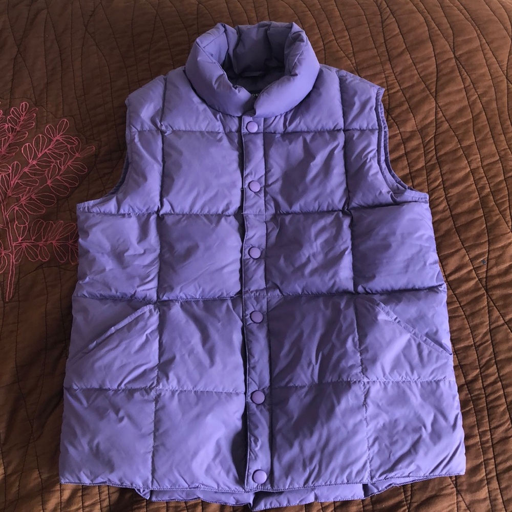 Purple Lands’ End Winter Vest